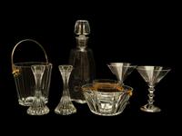A Group of Baccarat Glass Articles