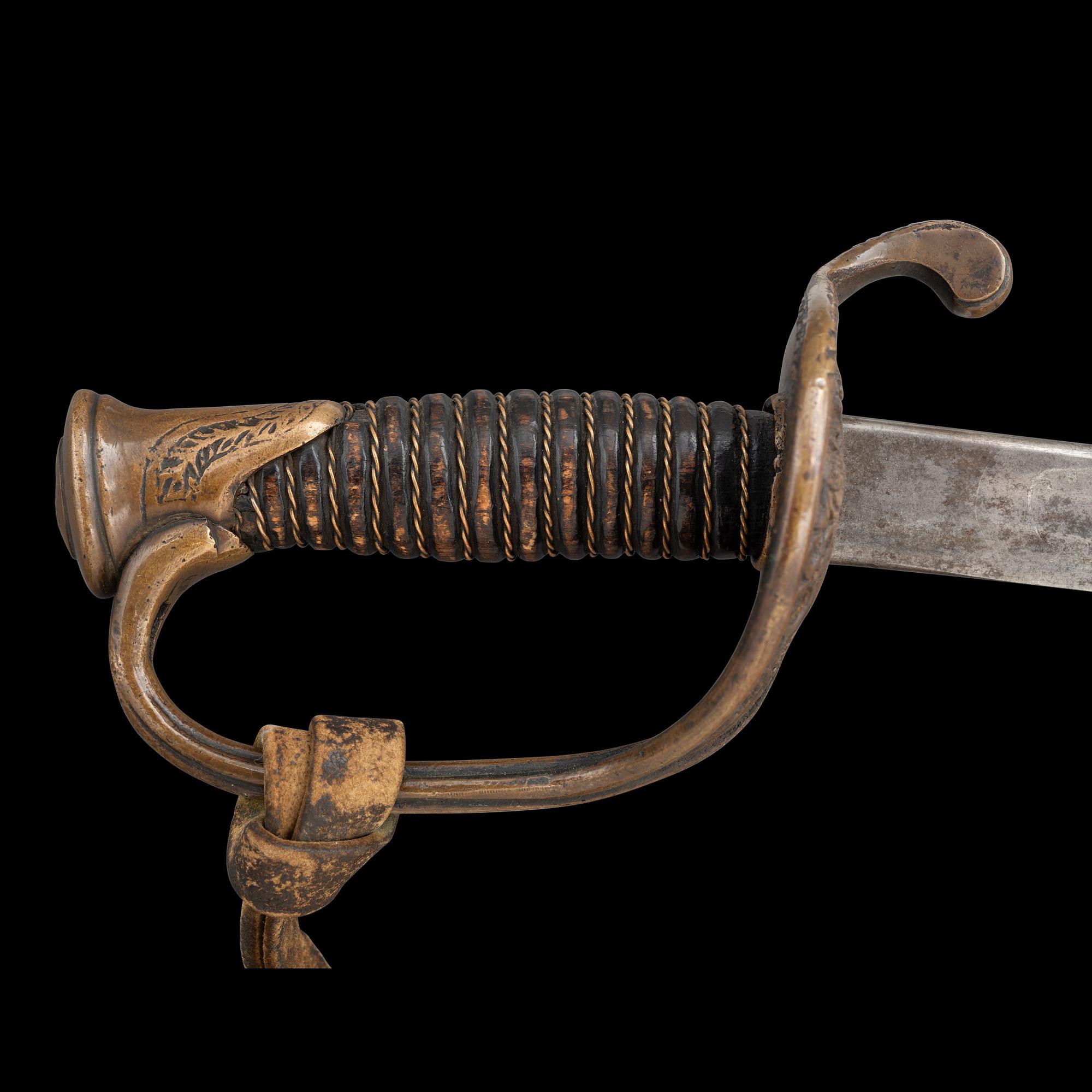 Archive of a Confederate Mobile-Made Etched Blade Staff & Field Officers Sword, Leech & Rigdon Two-Piece Belt Plate and Belt, Colt Navy and Holster likely of Capt. (Lt. Col.) R.H Shotwell