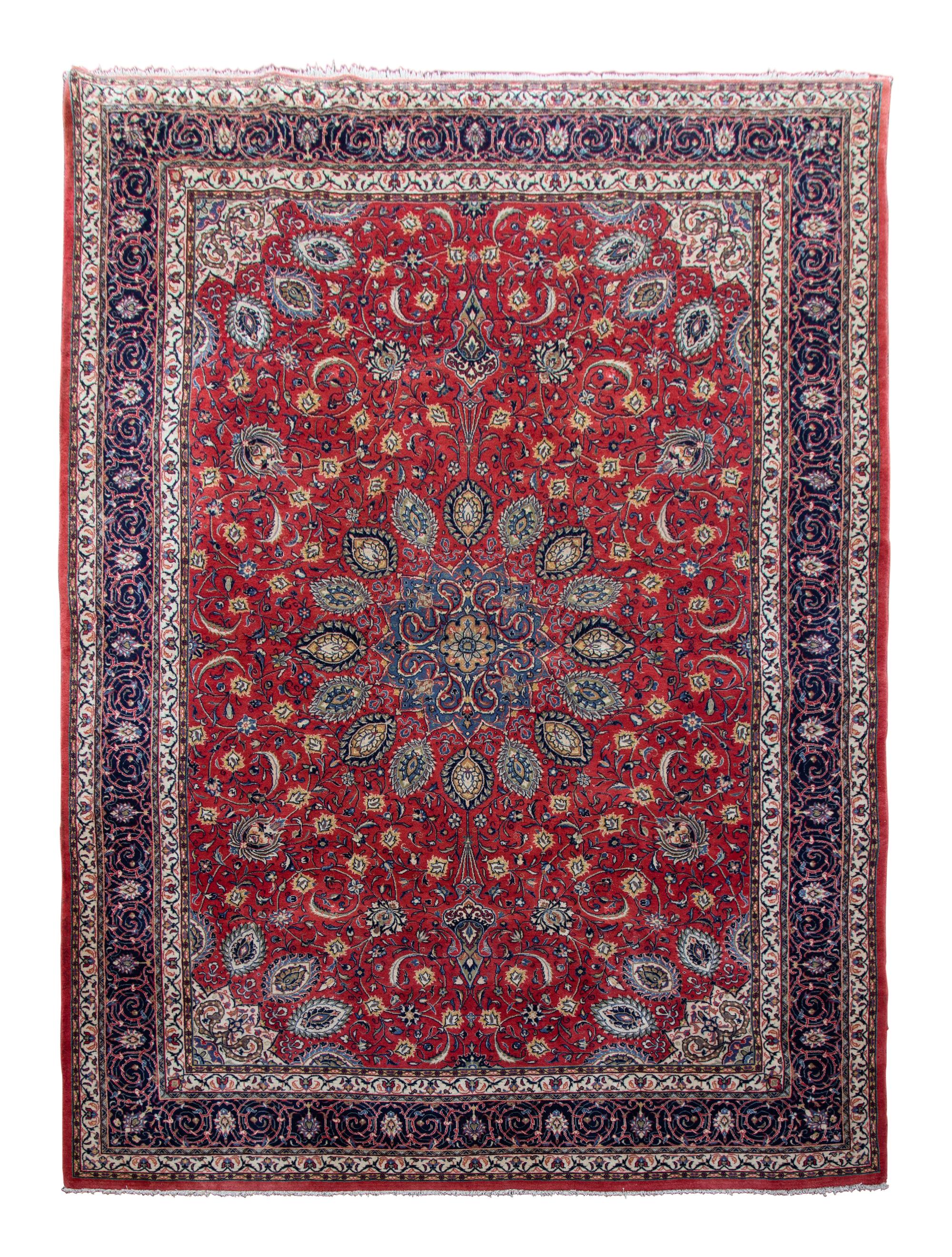 A Nain Wool Rug