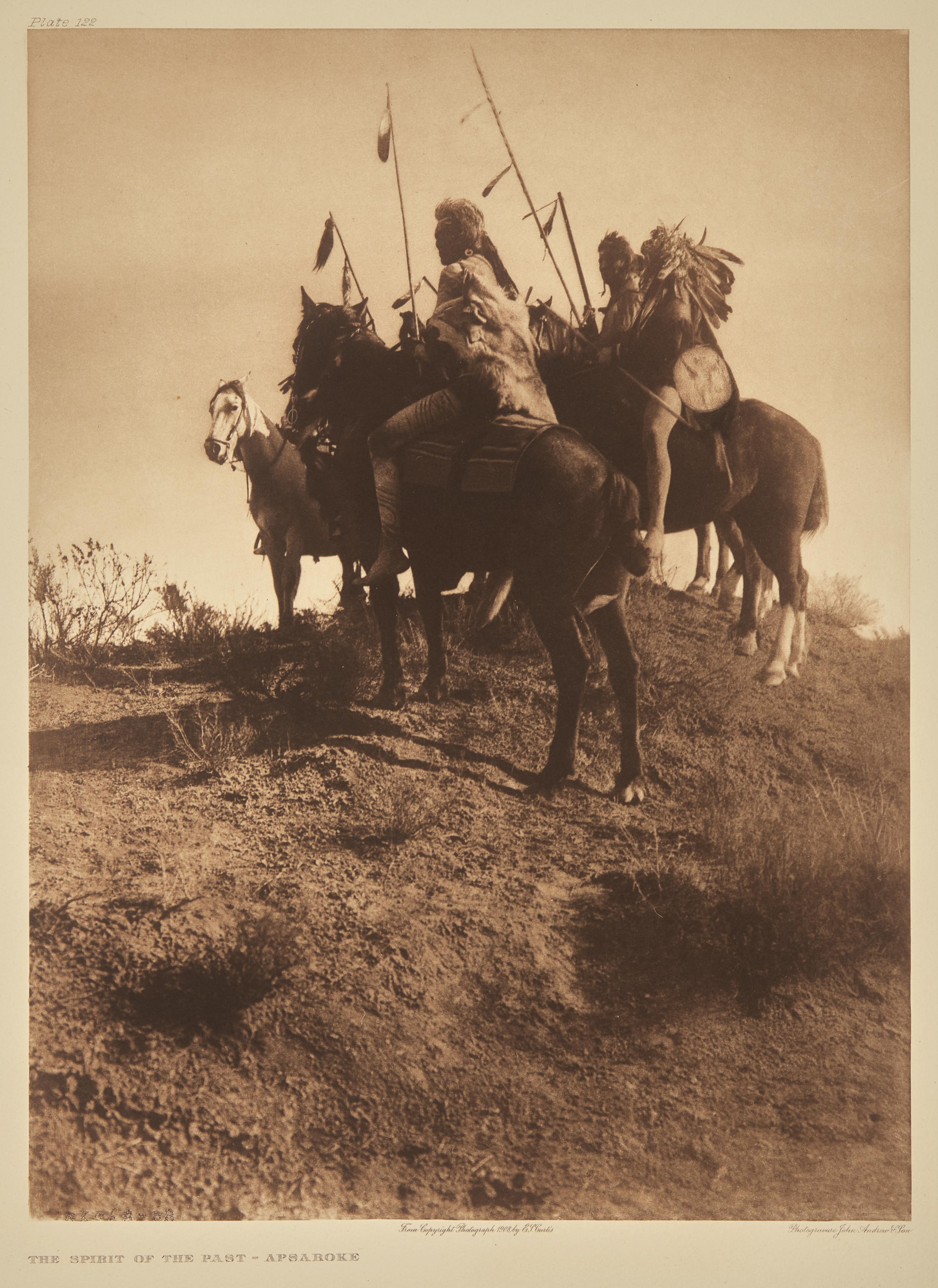 (American, 1868-1952) — The Spirit of the Past - Apsaroke Plate 122