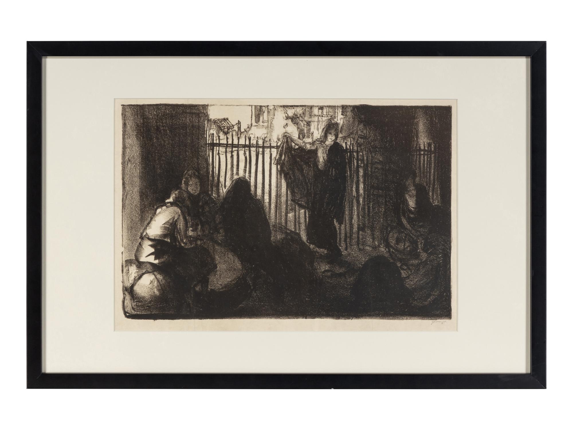 Untitled (Refugees Sheltering among Ruins), c. 1917