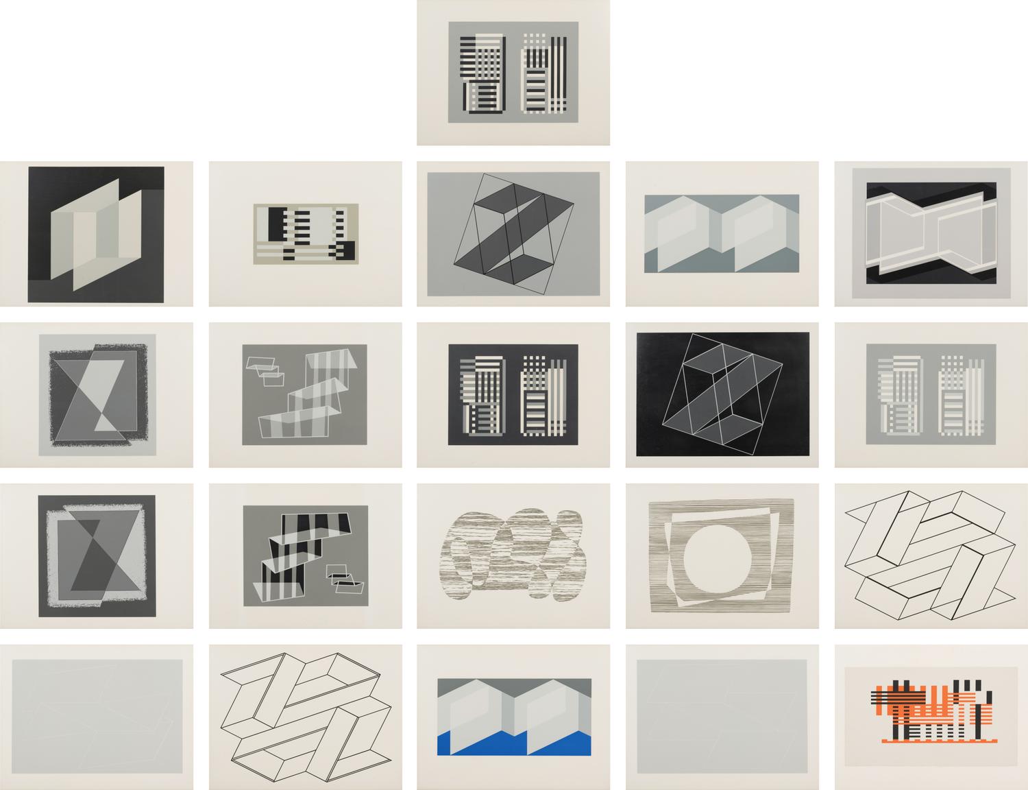 A group of twenty-one works from the Formulation: Articulation portfolio