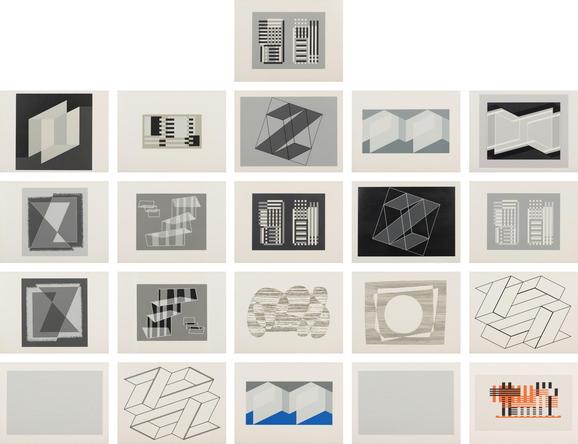 A group of twenty-one works from the Formulation: Articulation portfolio