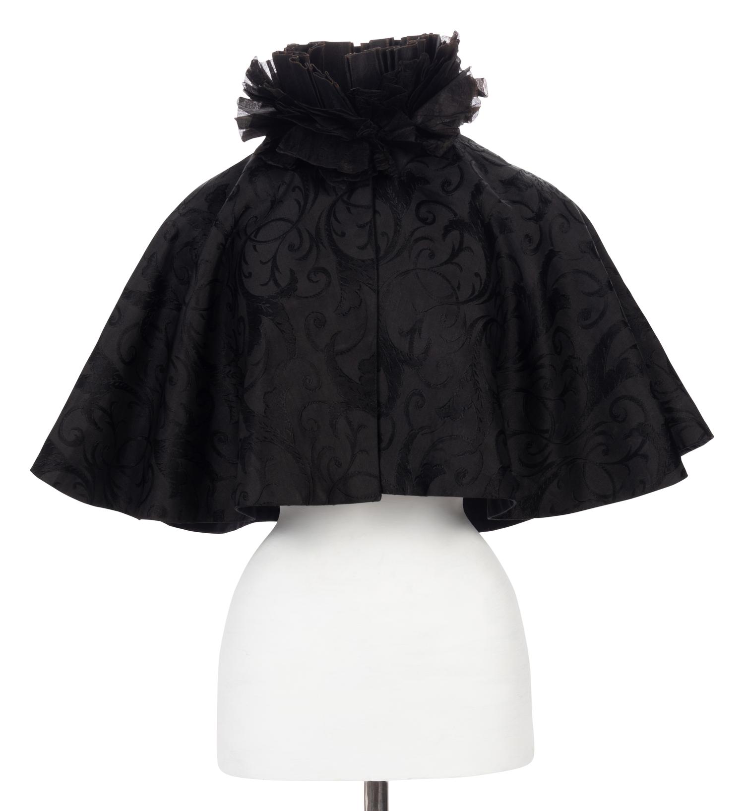 Collection of Four 19th Century Pieces; Three Capes & One Beaded Collar, 1880-1890s