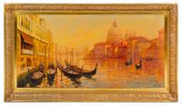 Alan Wolton, (American, b. 1934), Venetian Canal