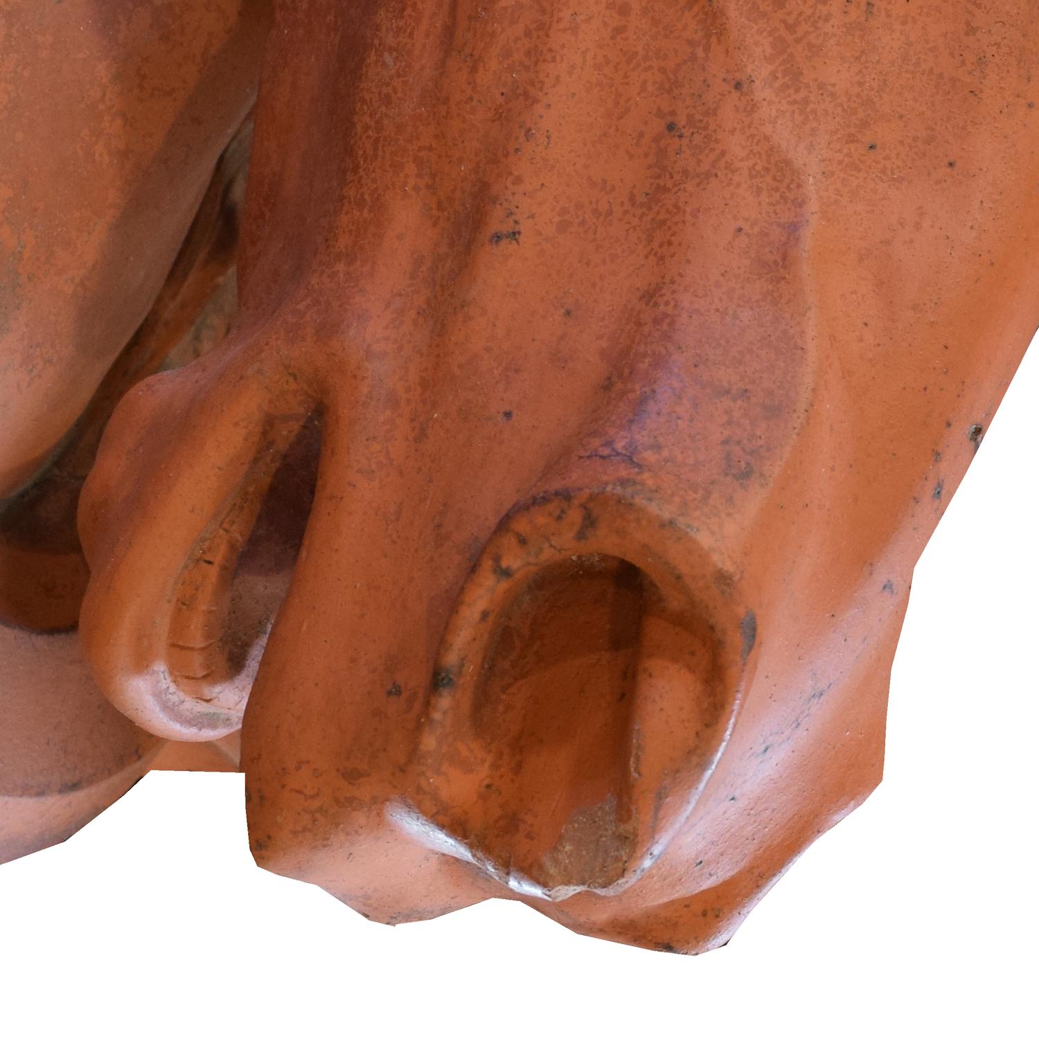 A Terra Cotta Horse Head 27" W x 17" D x 21" H — United States, Circa 1880