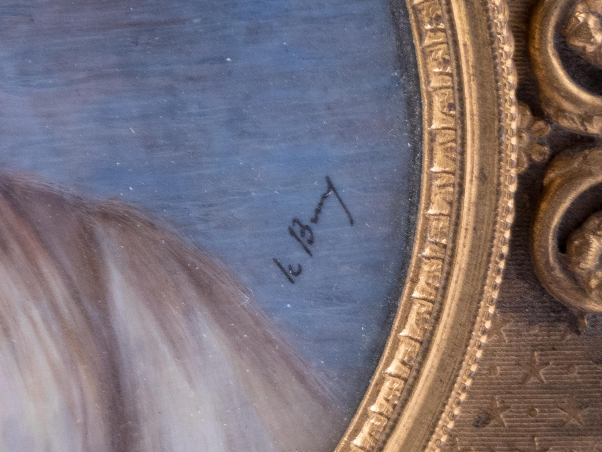 A French Portrait Miniature-Inset Gilt Bronze Table Casket