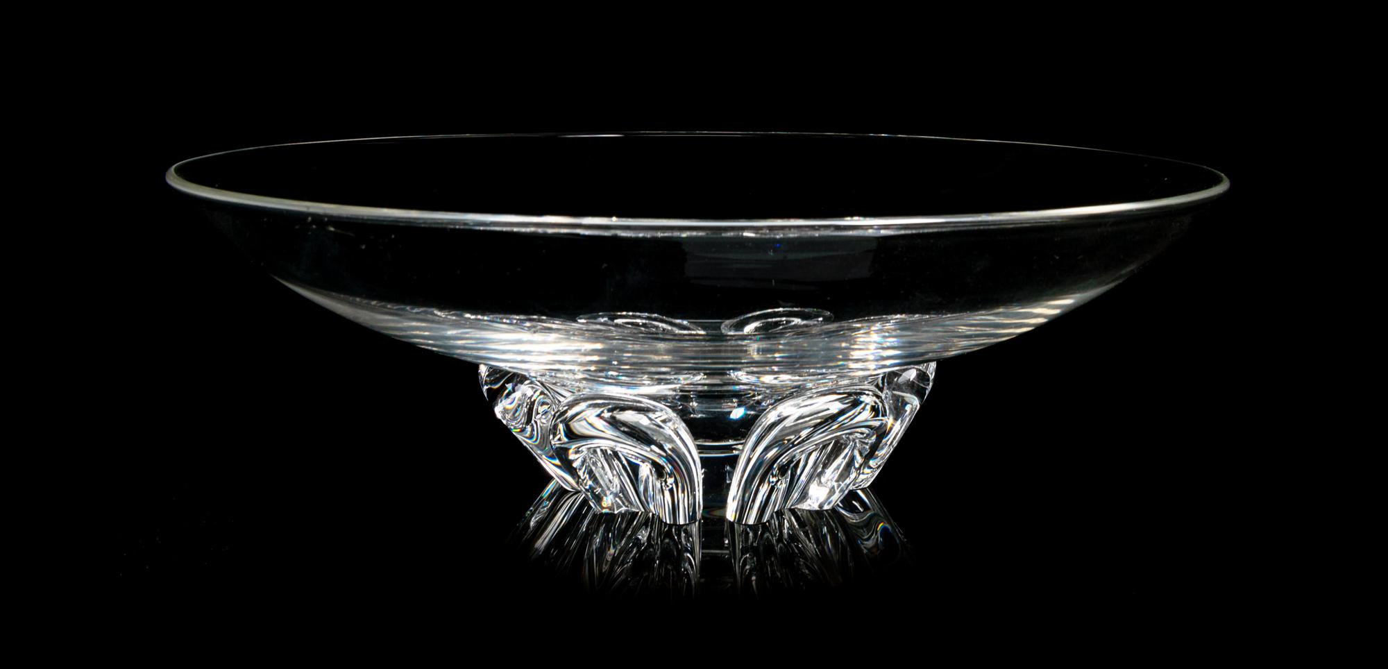 A Steuben Center Bowl Diameter 13 inches.