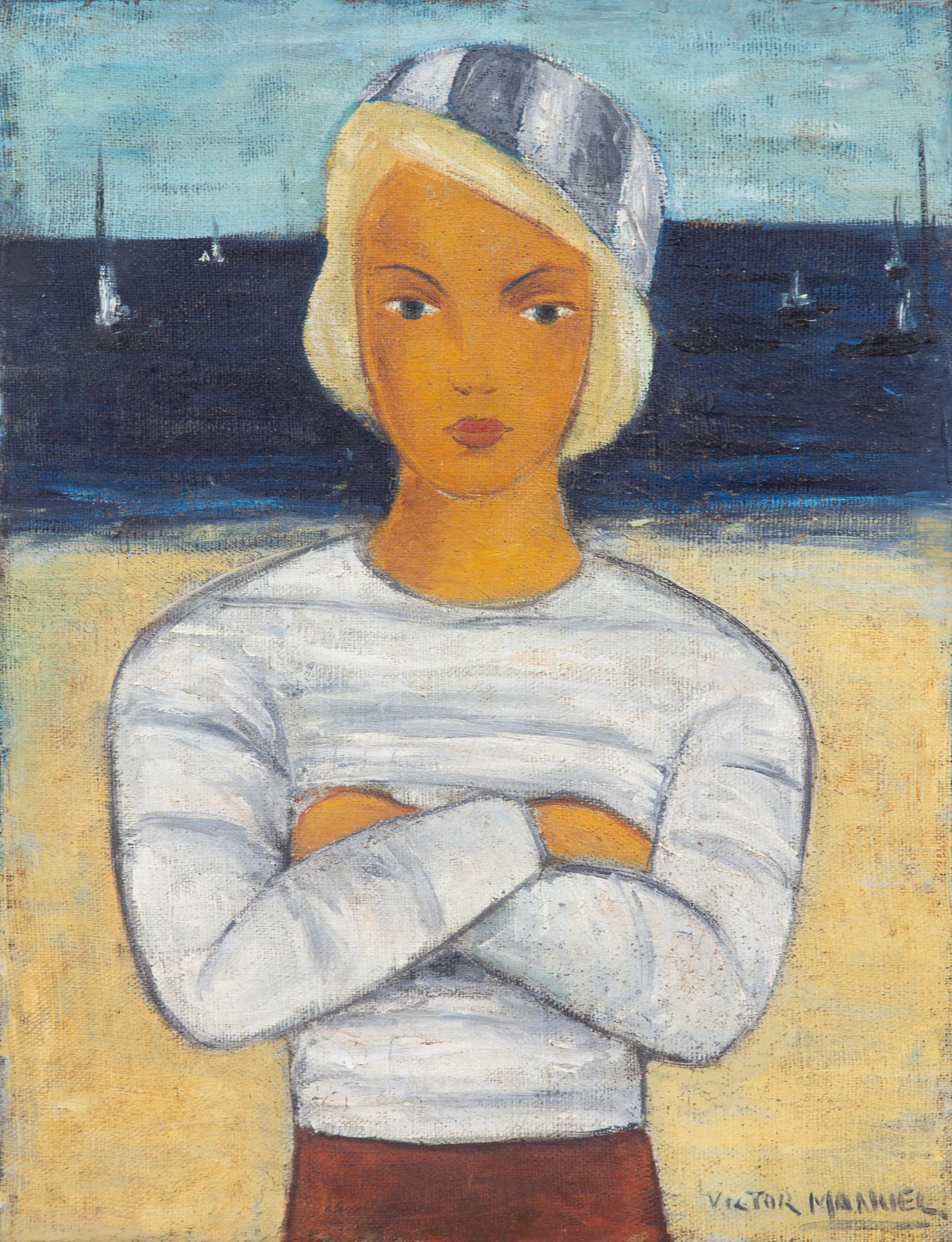 Victor Manuel, (Cuban, 1897-1969), Muchacho Rubio, 1940