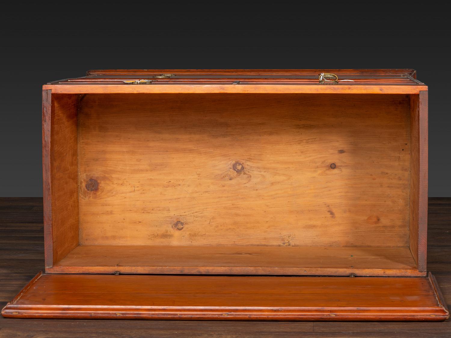A William and Mary Pine Two-Drawer Blanket Chest