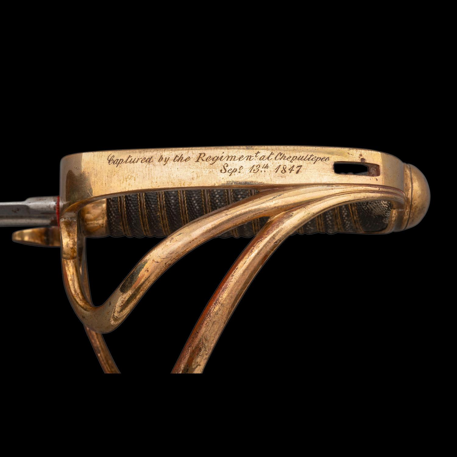 Exceptional Mexican War Captured Dragoon Saber Presented to John W. Geary, General and later Governor of Kansas and Pennsylvania with (3) CDV's