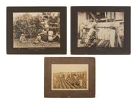 [EARLY PHOTOGRAPHY]. A large collection of assorted photographs of African American vernacular subjects.
