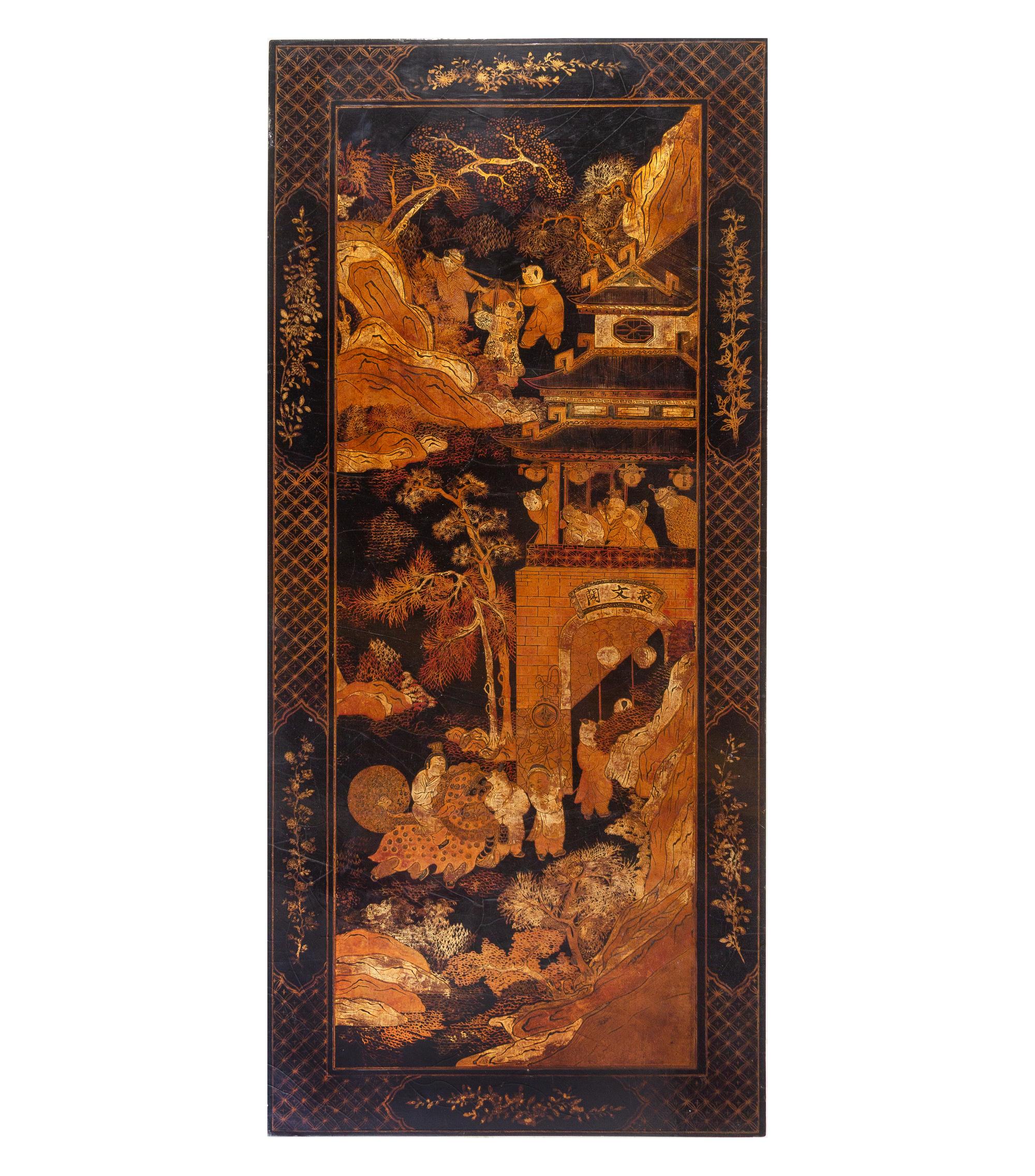 A Chinese Export Black Lacquer Low Table
