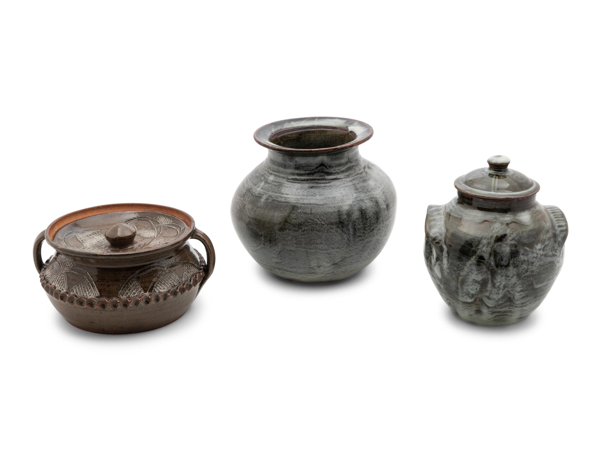 An Assembled Group of Three Vessels