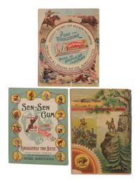 [WILD WEST SHOWS]. A group of 3 Buffalo Bill's Wild West Show programs for 1889, 1900, and 1902.