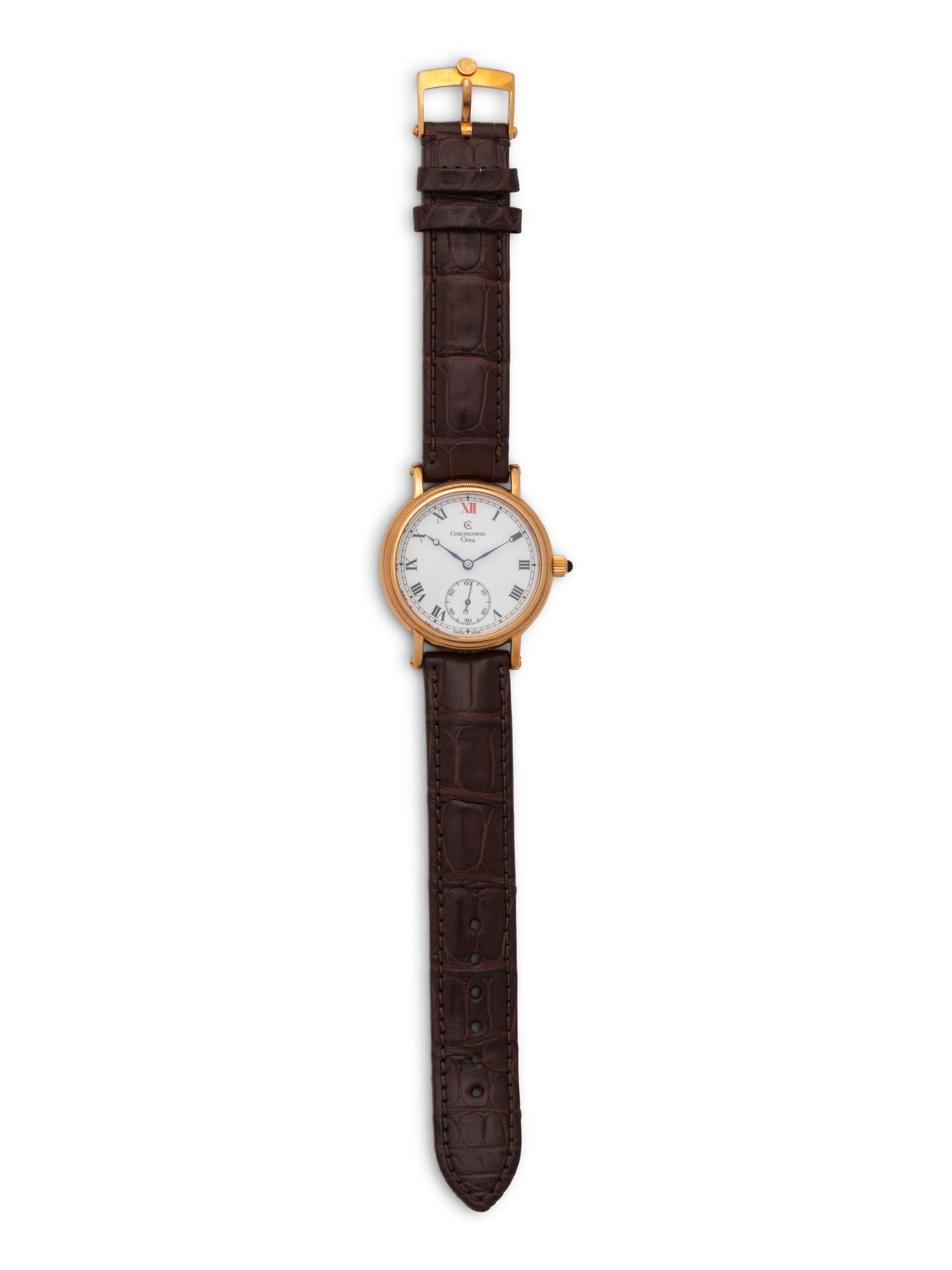 CHRONOSWISS, 18K YELLOW GOLD 'OREA' WATCH