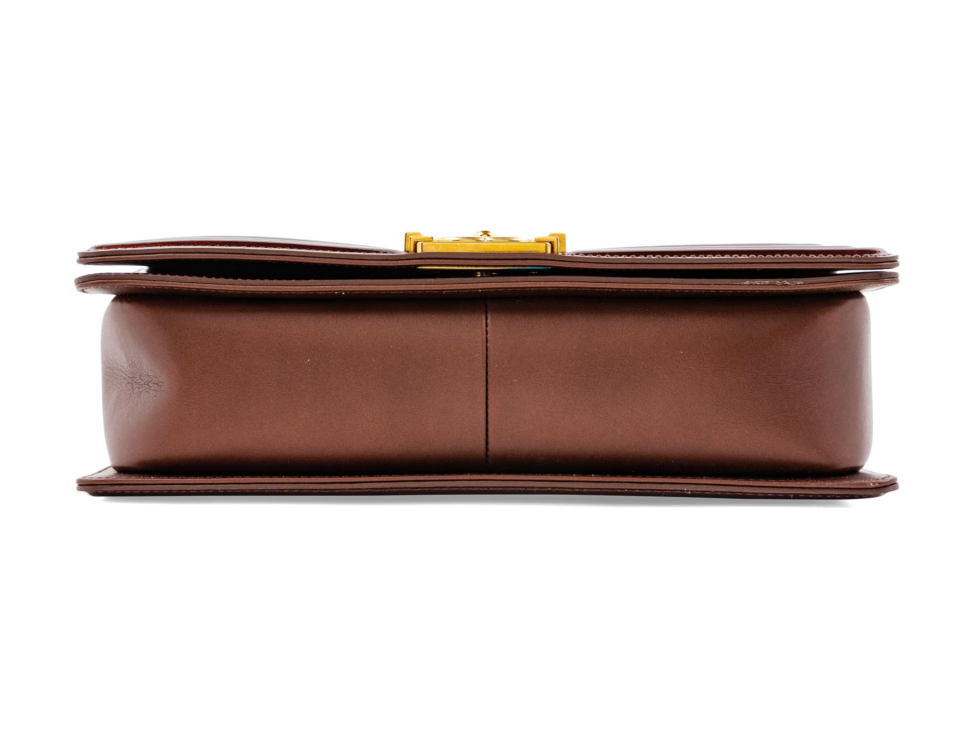 Chanel Medium Patent Leather Boy Bag, 2015-2016