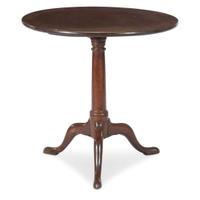 Queen Anne mahogany tilt-top tea table second half 18th century