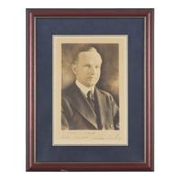[Presidential] Coolidge, Calvin. Inscribed photograph