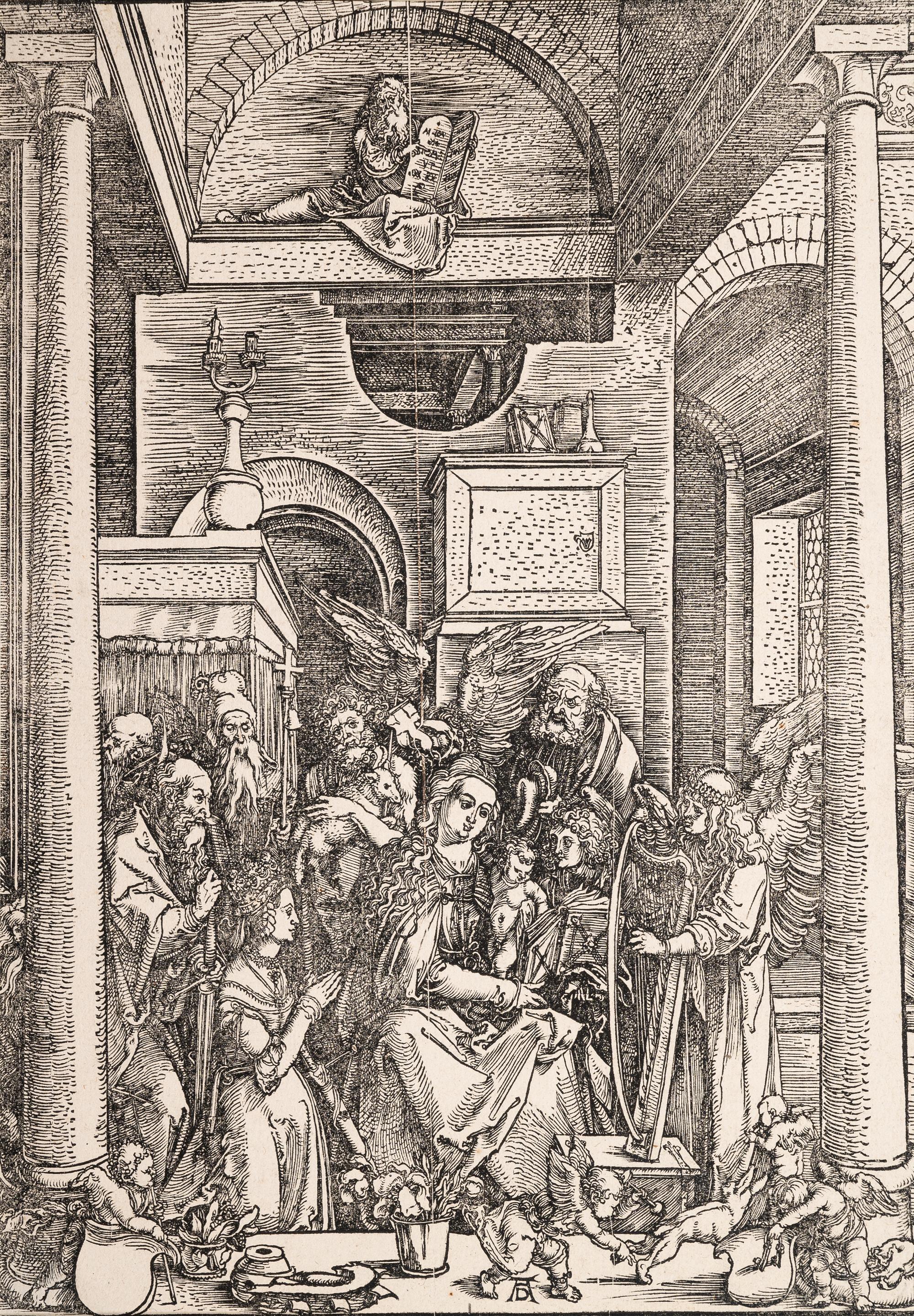 A group of five prints from The Life of the Virgin