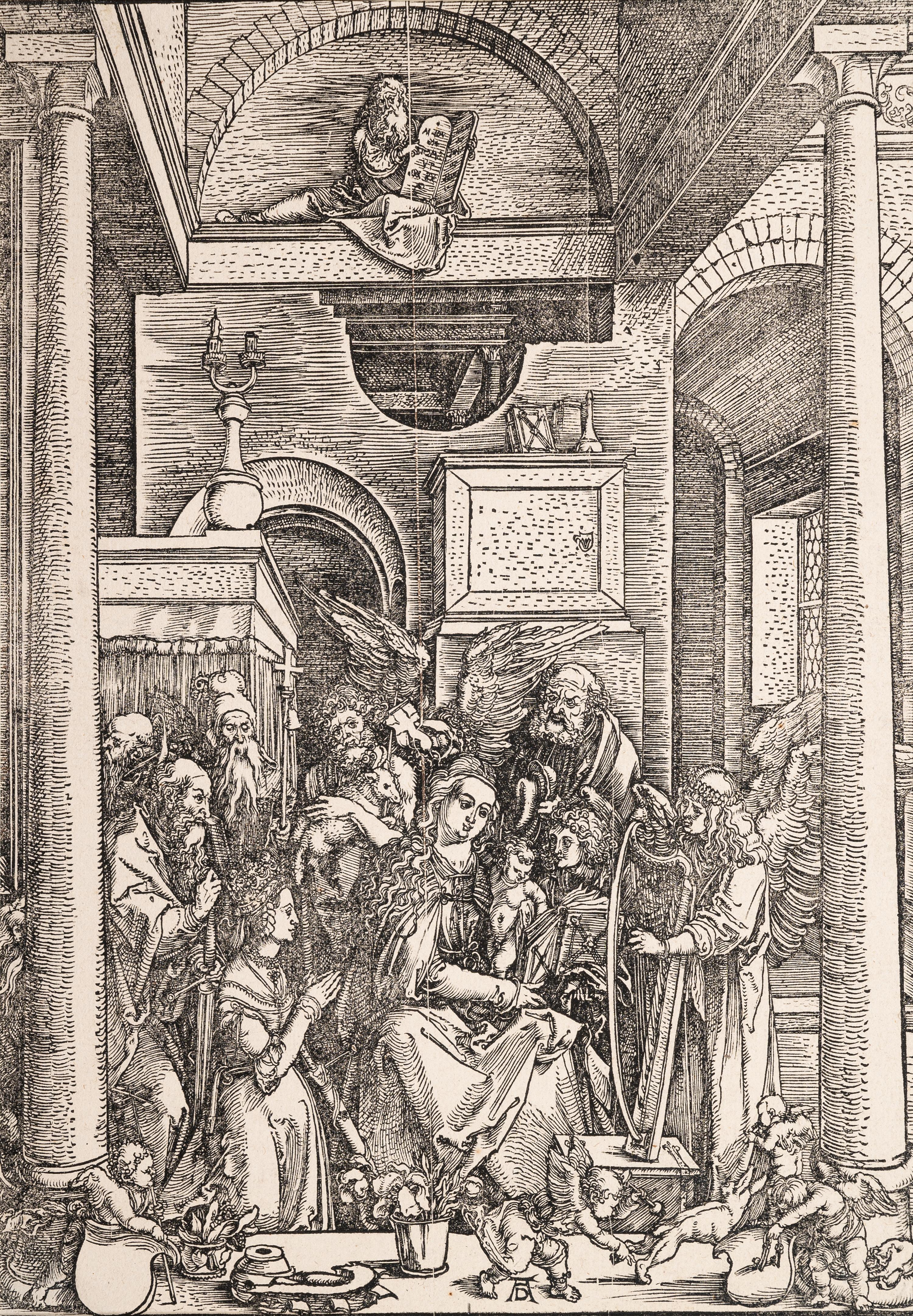 A group of five prints from The Life of the Virgin