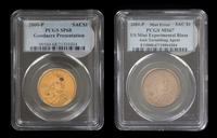 A Collection of United States Goodacre Presentation and Error Sacagawea $1 Coins