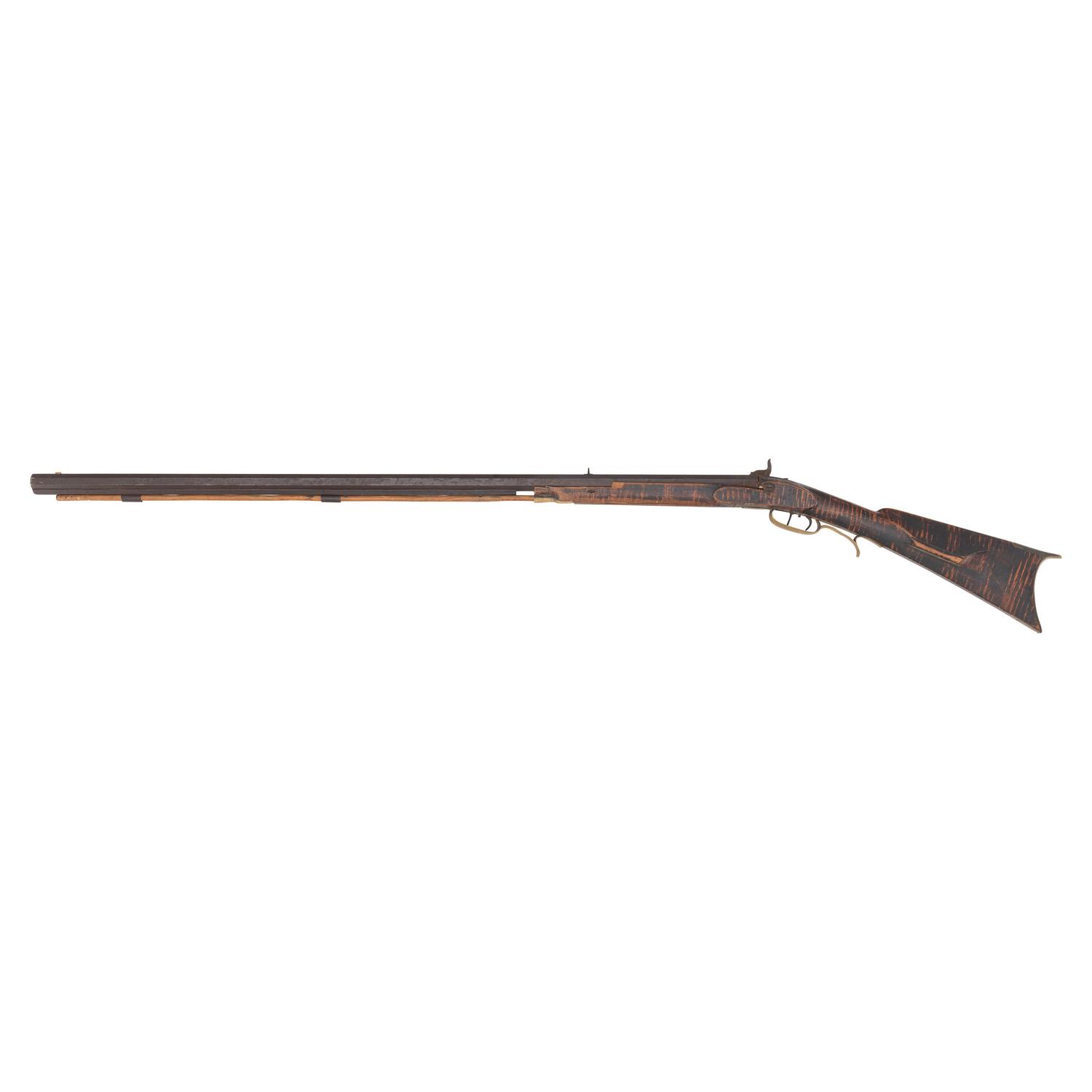 Half Stock Percussion Rifle by Henry Leman