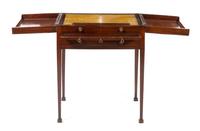A George III Style Mahogany Drafting Table Height 32 x width 26 x depth 20 inches. — LATE 19TH/EARLY 20TH CENTURY