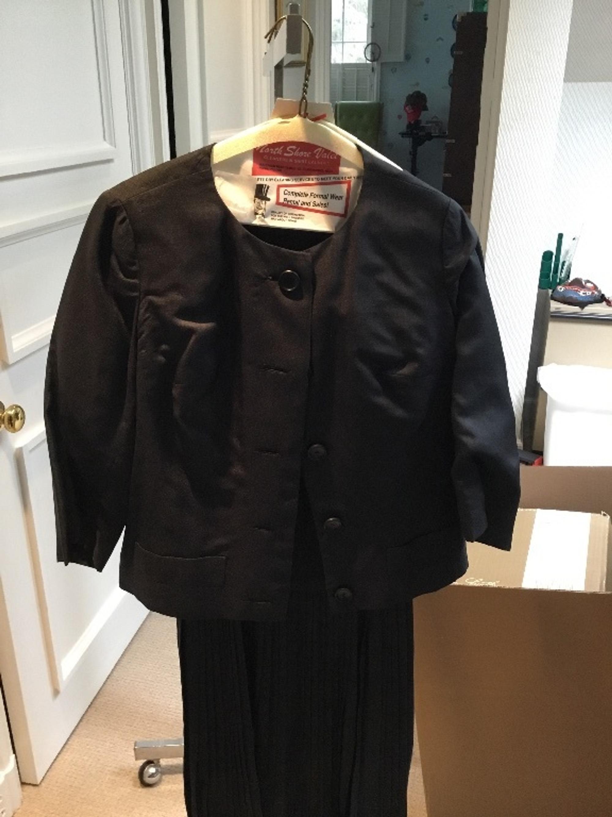 A Christian Dior Black Silk Dress and Jacket, 1950s No size label