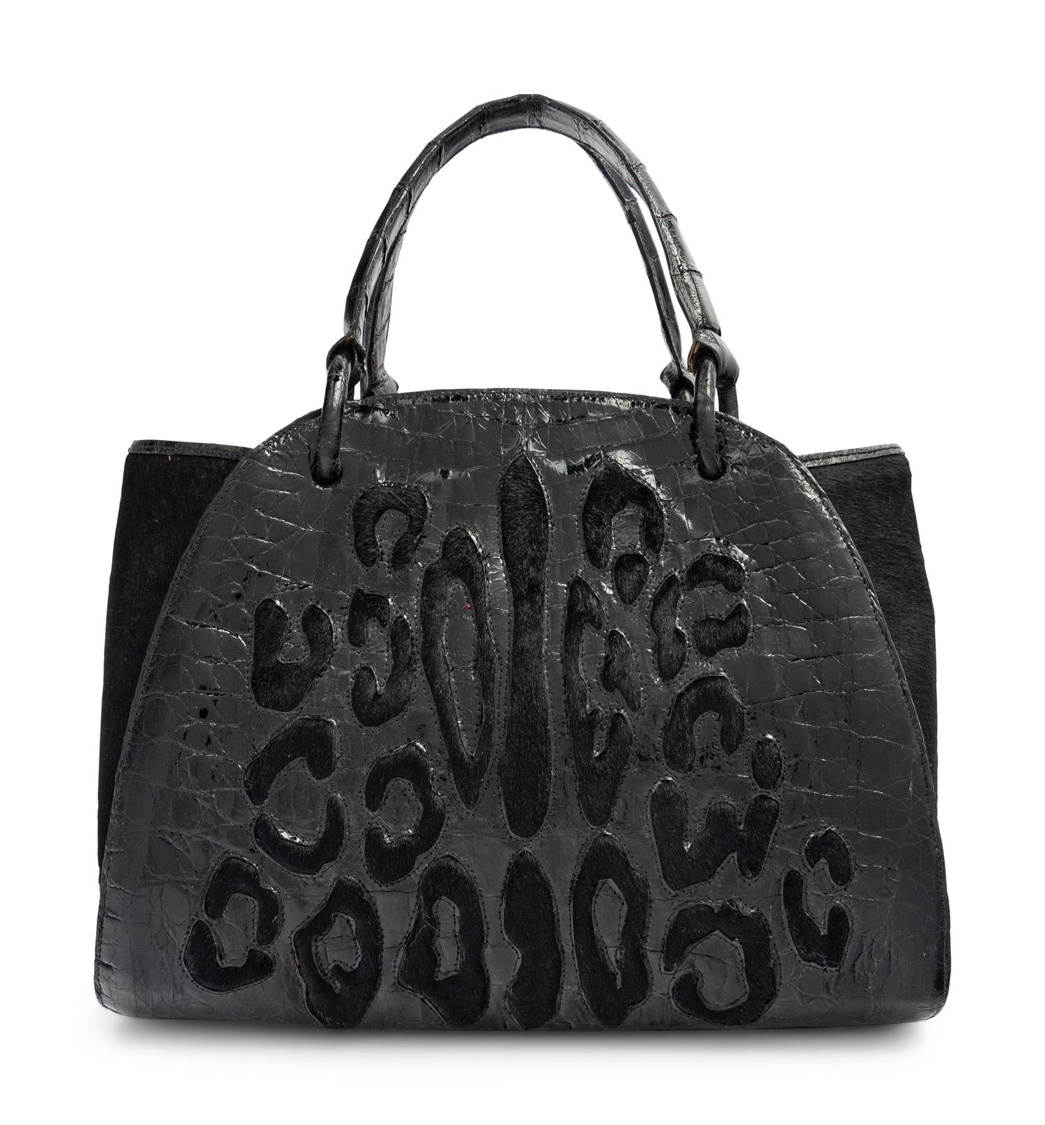 Nancy Gonzalez Alligator and Fur Bag, 2000s