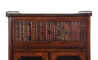 A Louis XV Style Faux-Book Cabinet