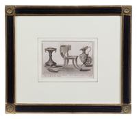 Domenico Pronti, (Italian, 18th Century), Two plates from Nuova raccolta rappresentante i costumi religiosi, civili, e militari degli a