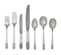 An American Silver Flatware Service