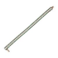 ART DECO, DIAMOND AND EMERALD BRACELET
