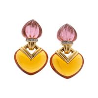 DIANE VON FURSTENBERG, CONVERTIBLE MULTIGEM AND DIAMOND EARCLIPS