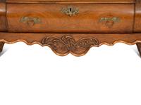 A Dutch Walnut Bombé Chest of Drawers