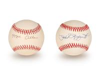 A Group of Mel Allen and Phil Rizzuto Single Signed Autograph Baseballs (Beckett Authentication Services Certified),