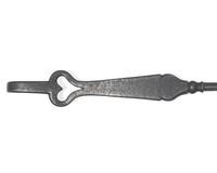 Two Steel or Wrought Iron Forks, French or Flemish, 18th Century