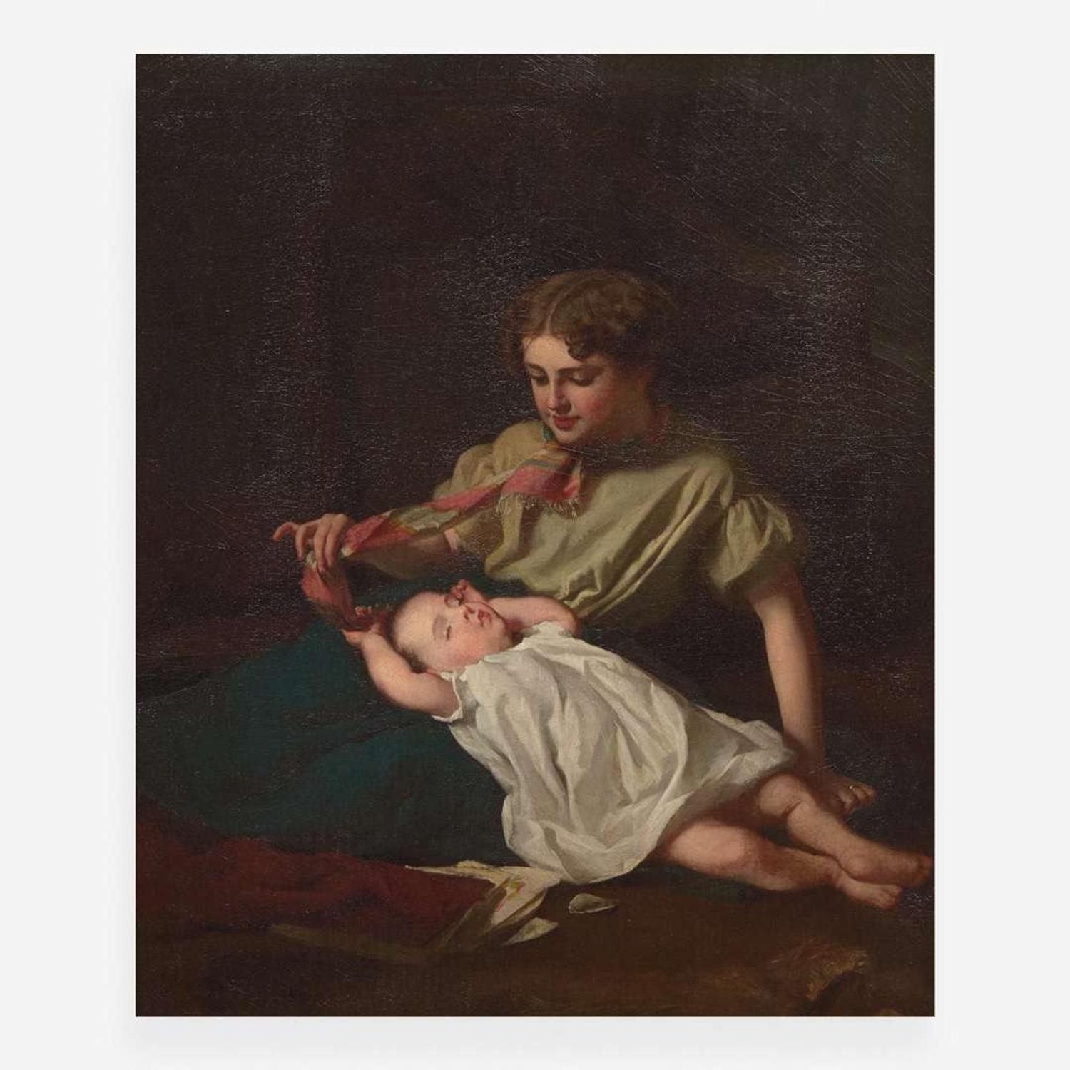 George Cochran Lambdin (American, 1830–1896) The Gentle Sister