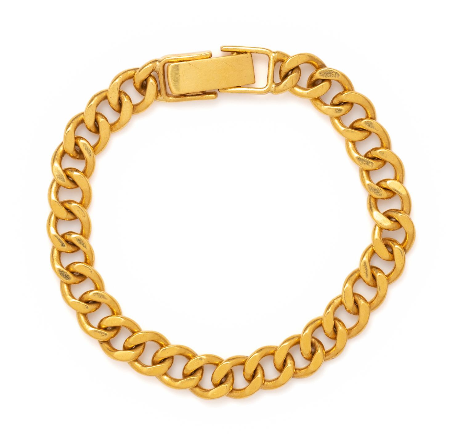 HIGH KARAT YELLOW GOLD BRACELET