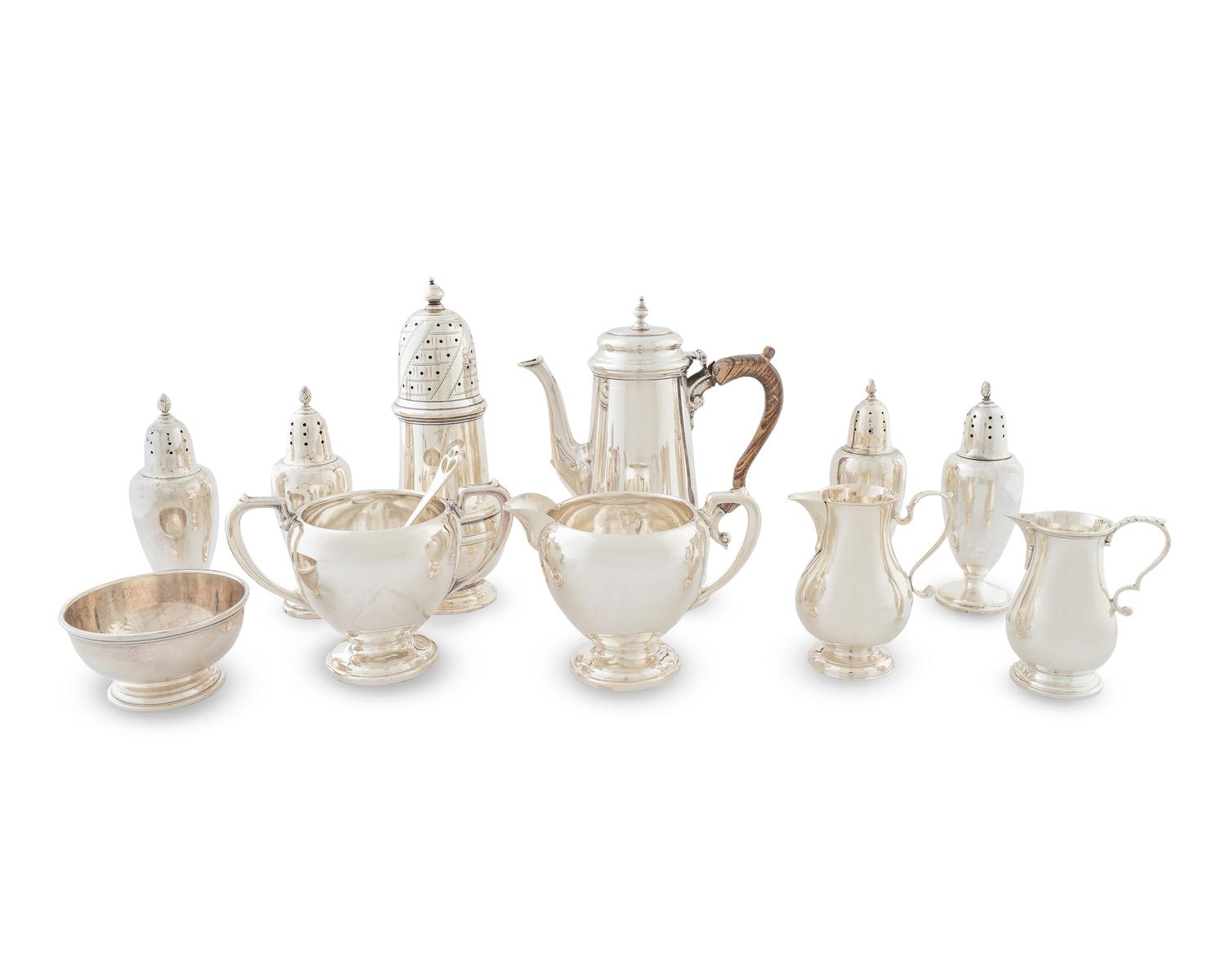 Eleven Miscellaneous American Silver Items — 20TH CENTURY
