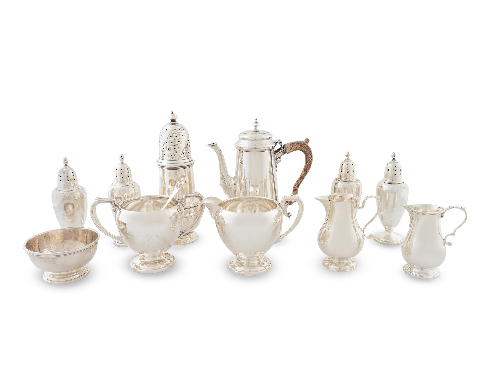 Eleven Miscellaneous American Silver Items — 20TH CENTURY
