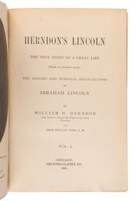 [LOWDEN, Frank Orren (1861-1943), his copies]. A group of 8 works about Illinois and Western settlement from Lowden's collection, including:
