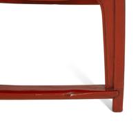 A Chinese Red Painted Armchair