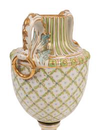 A Pair of Sèvres Style Porcelain Urns