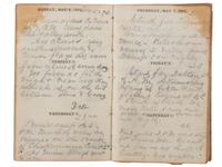 [CIVIL WAR]. Diary of Assistant Surgeon Robert P. Davis, 84th Indiana Regiment.