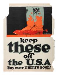 [WORLD WAR I]. A group of 6 posters promoting Liberty Bonds, comprising: