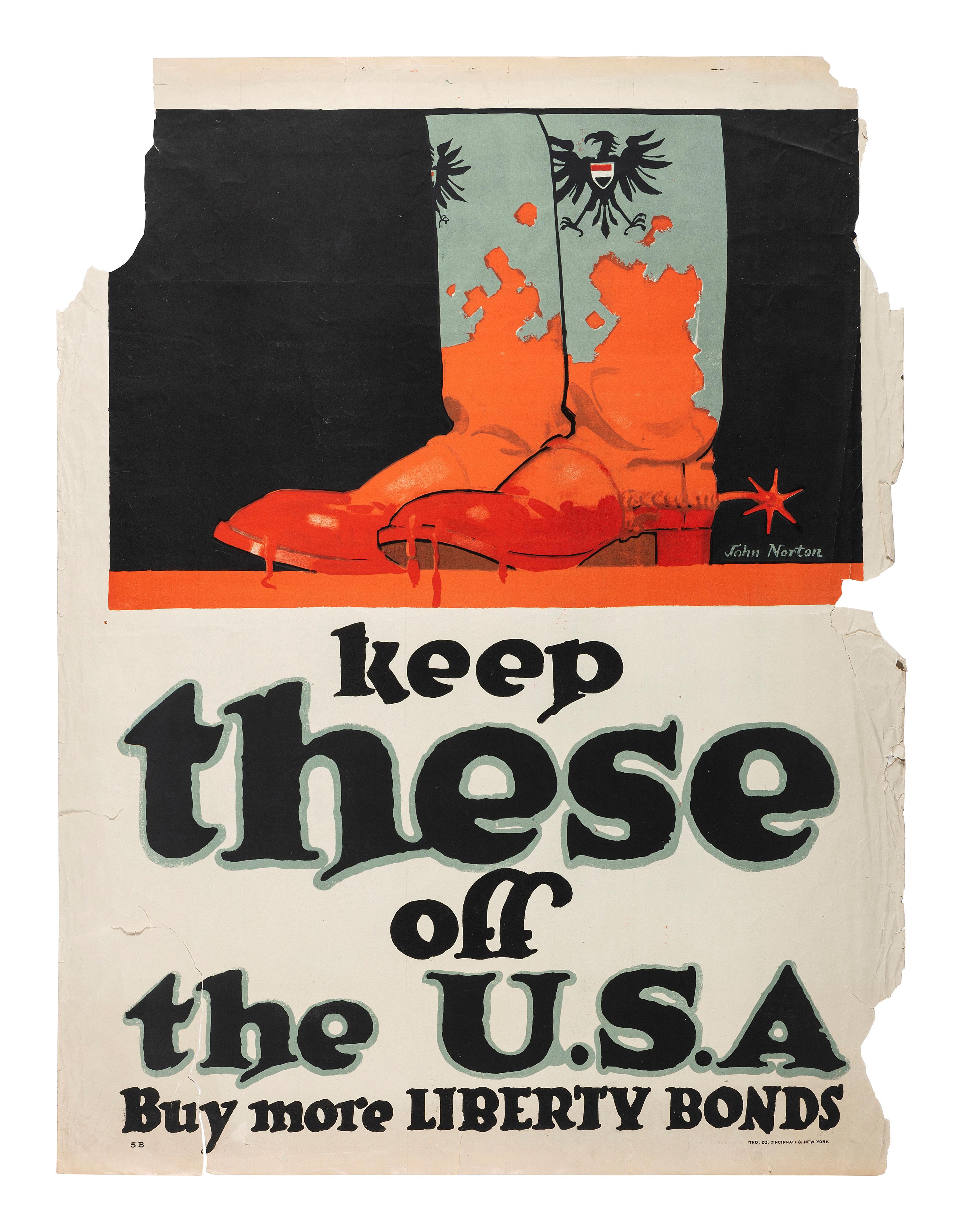 [WORLD WAR I]. A group of 6 posters promoting Liberty Bonds, comprising:
