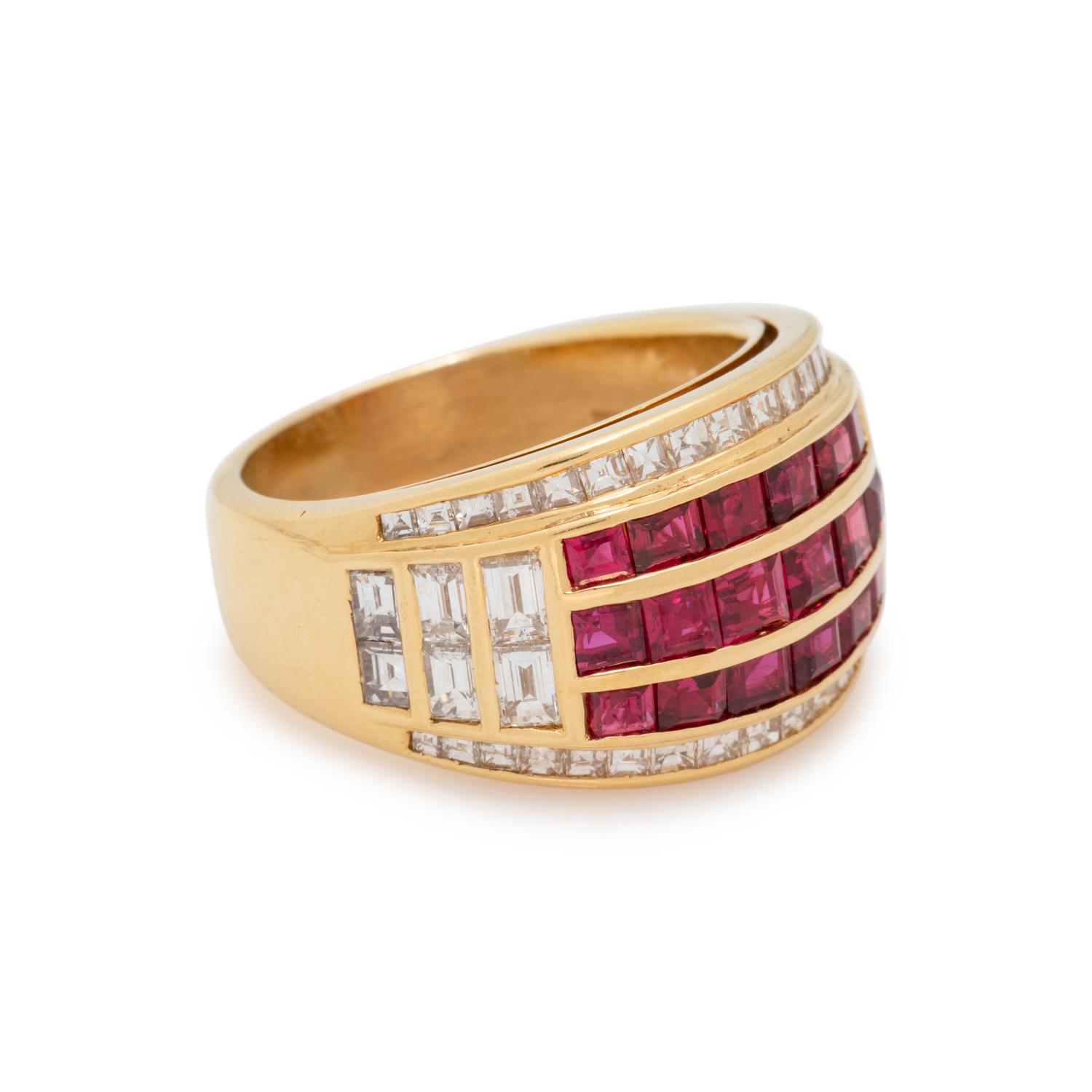 RUBY AND DIAMOND RING
