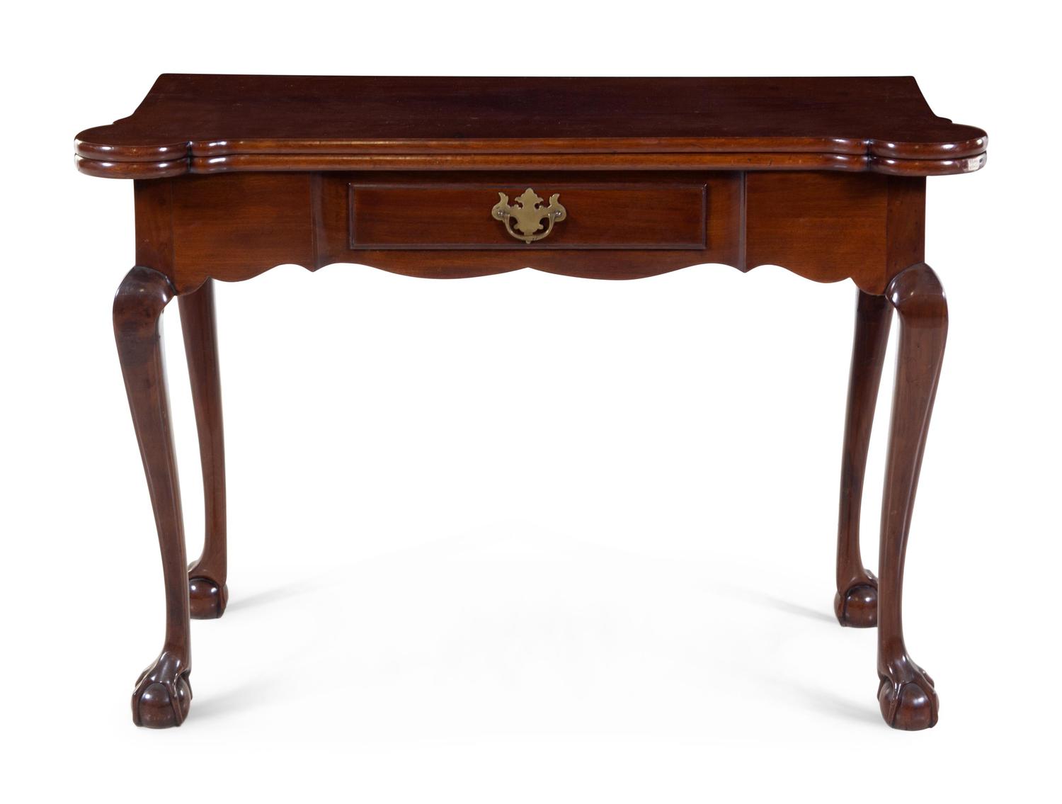 A Chippendale Style Mahogany Game Table